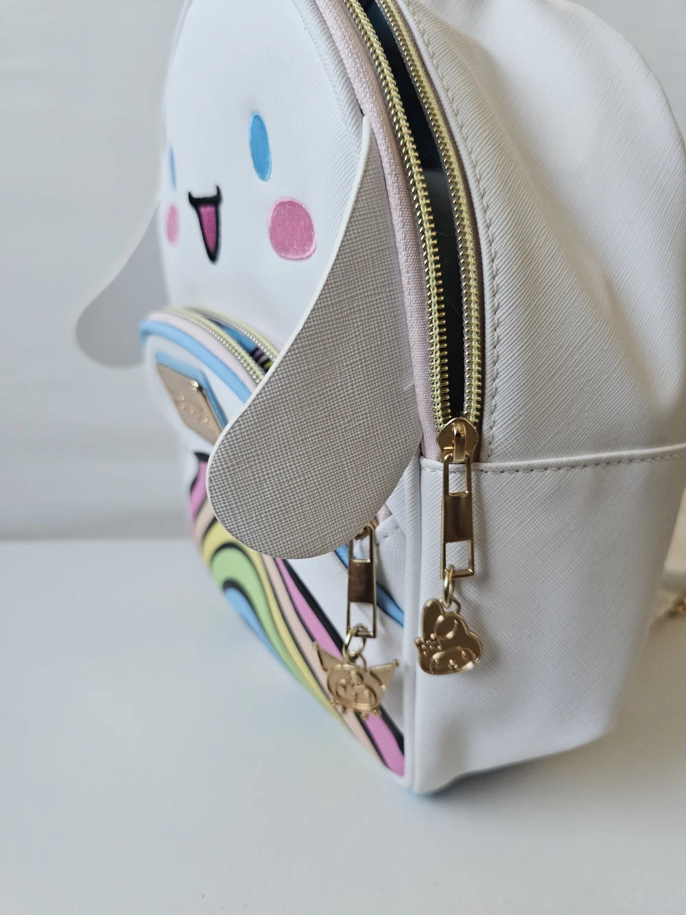 NWT Sanrio Cinnamoroll & Hello Kitty Rainbow Mini Backpack